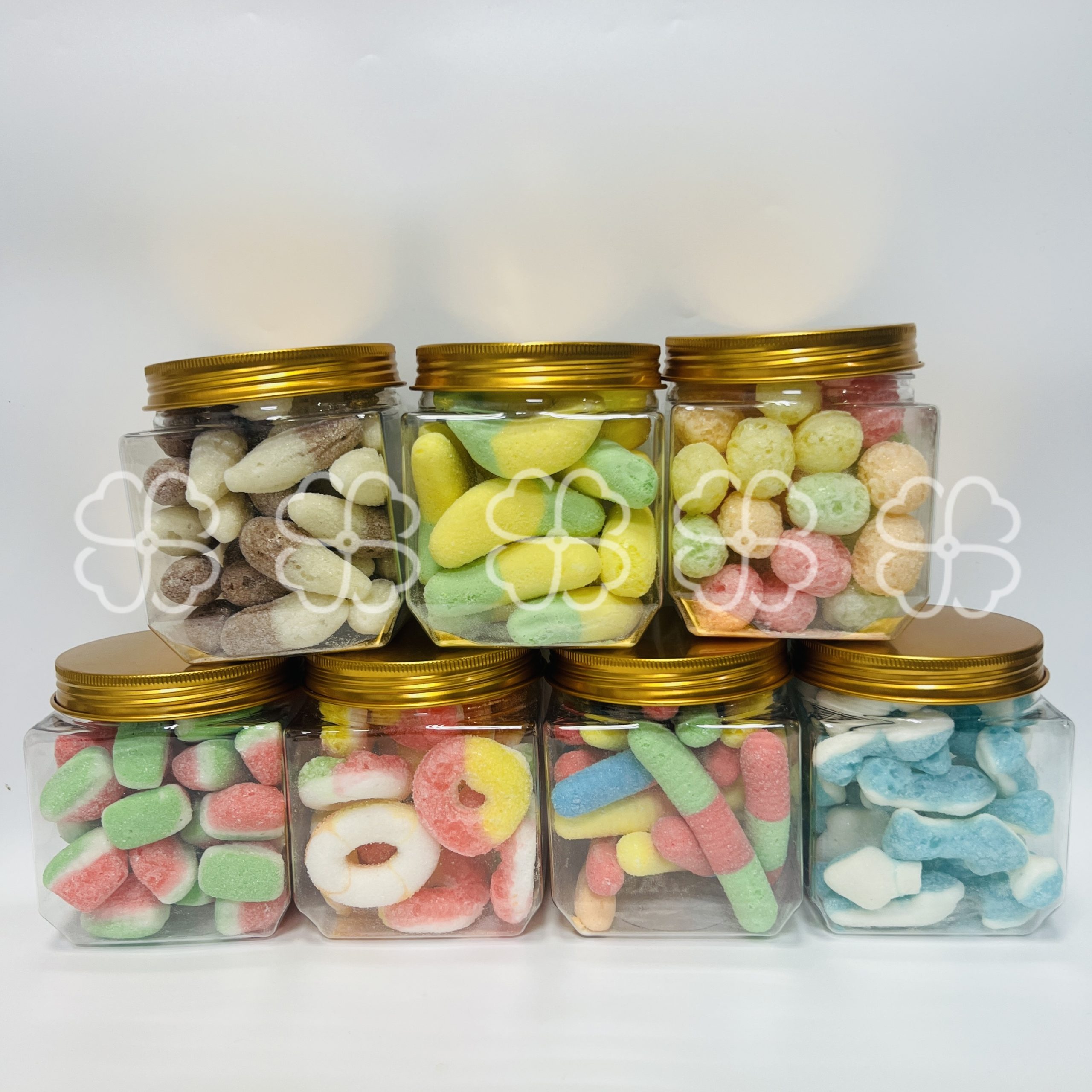 Freeze dried soft candy