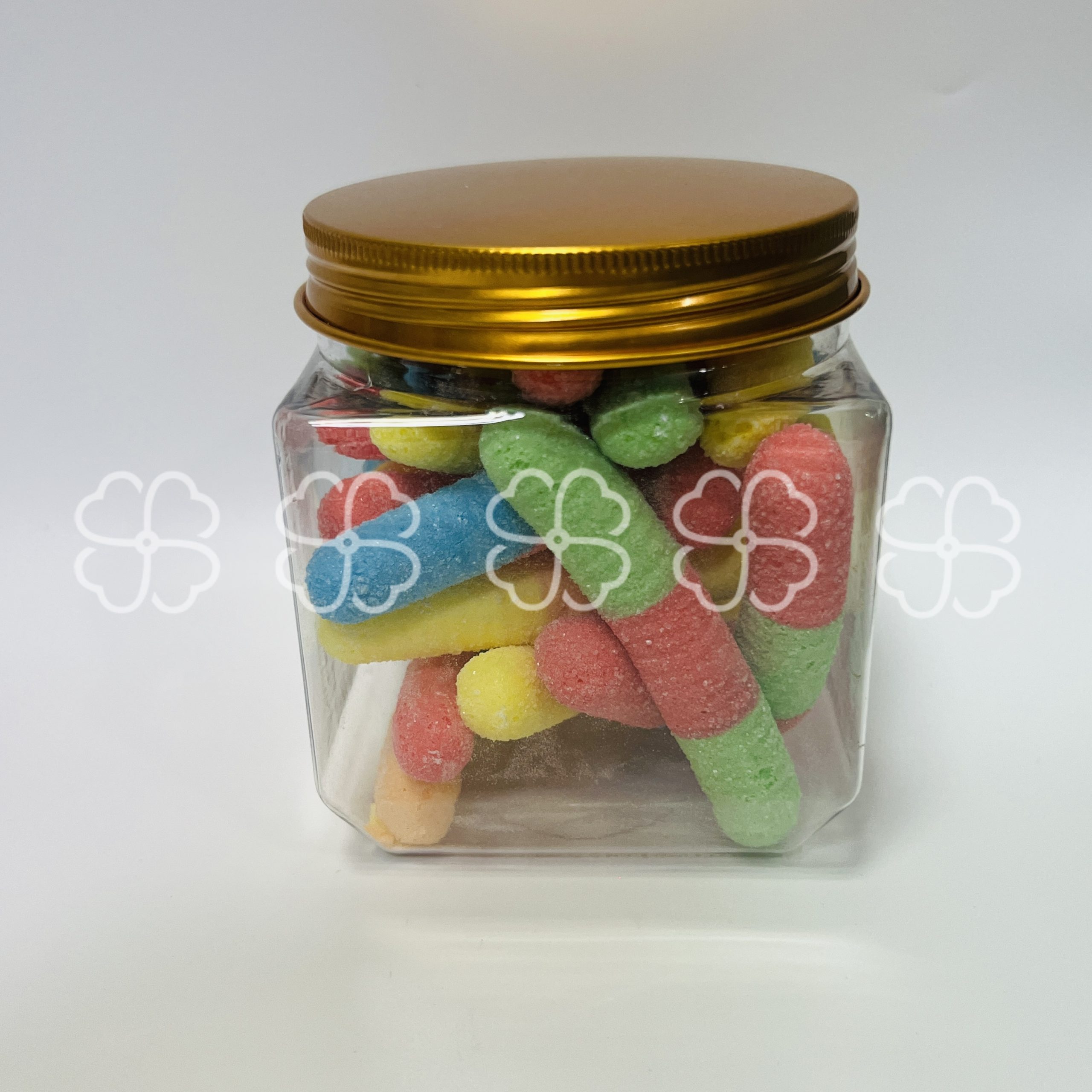 Freeze – dried Tricolor Worm Gummy Candy