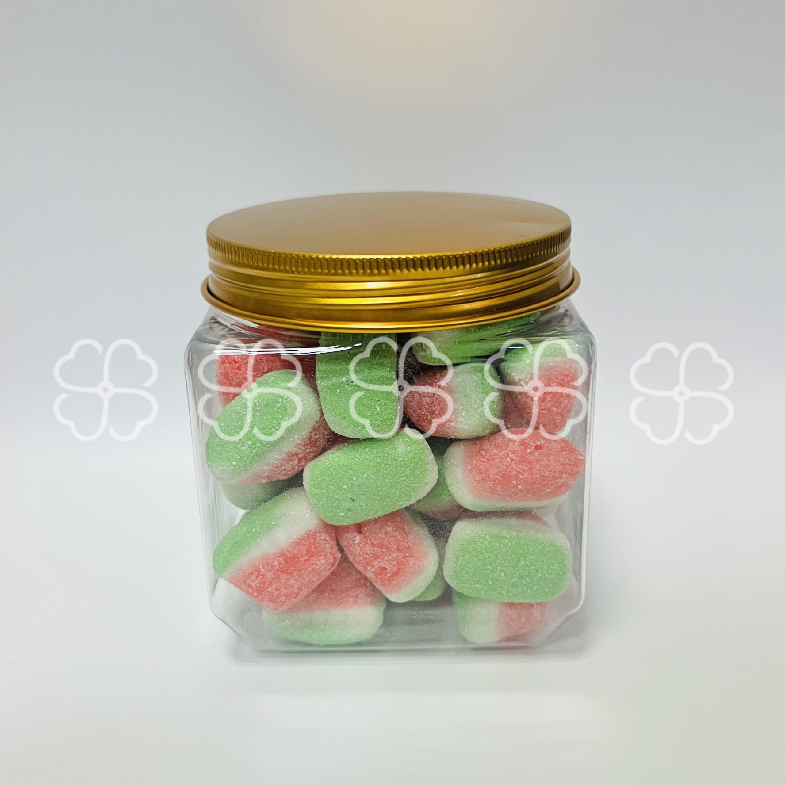 Freeze dried watermelon gummy
