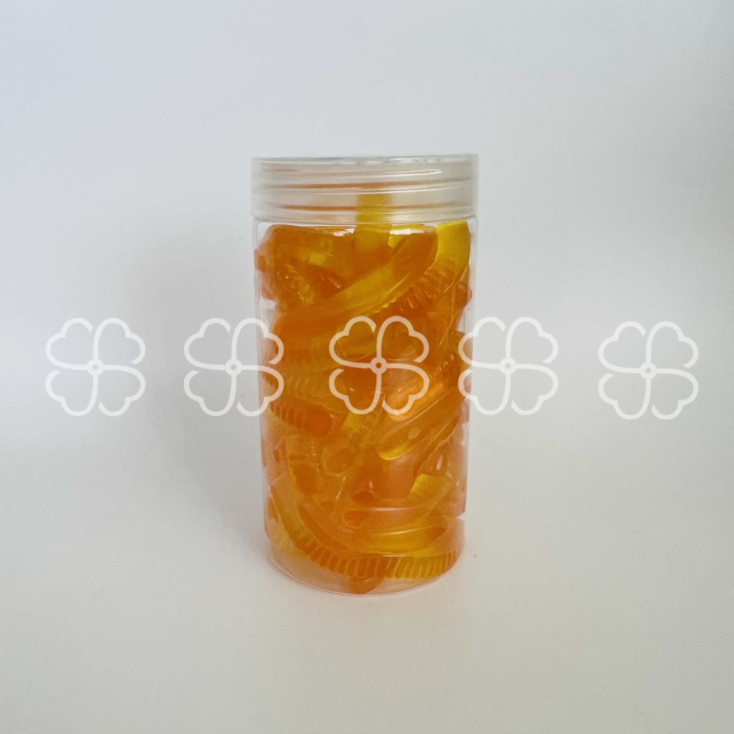 Orange Worm Gummy: A sweet orange surprise