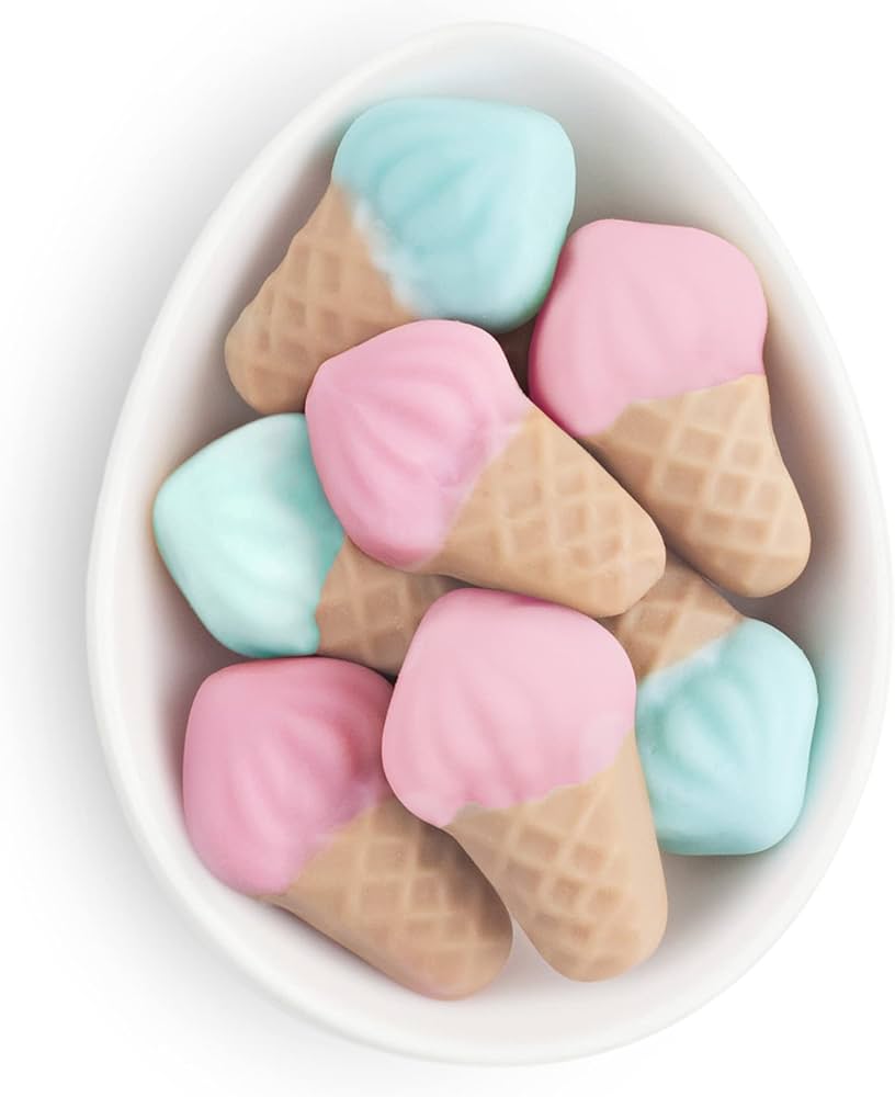 The lovely dessert: Mixed oil ice cream gummy