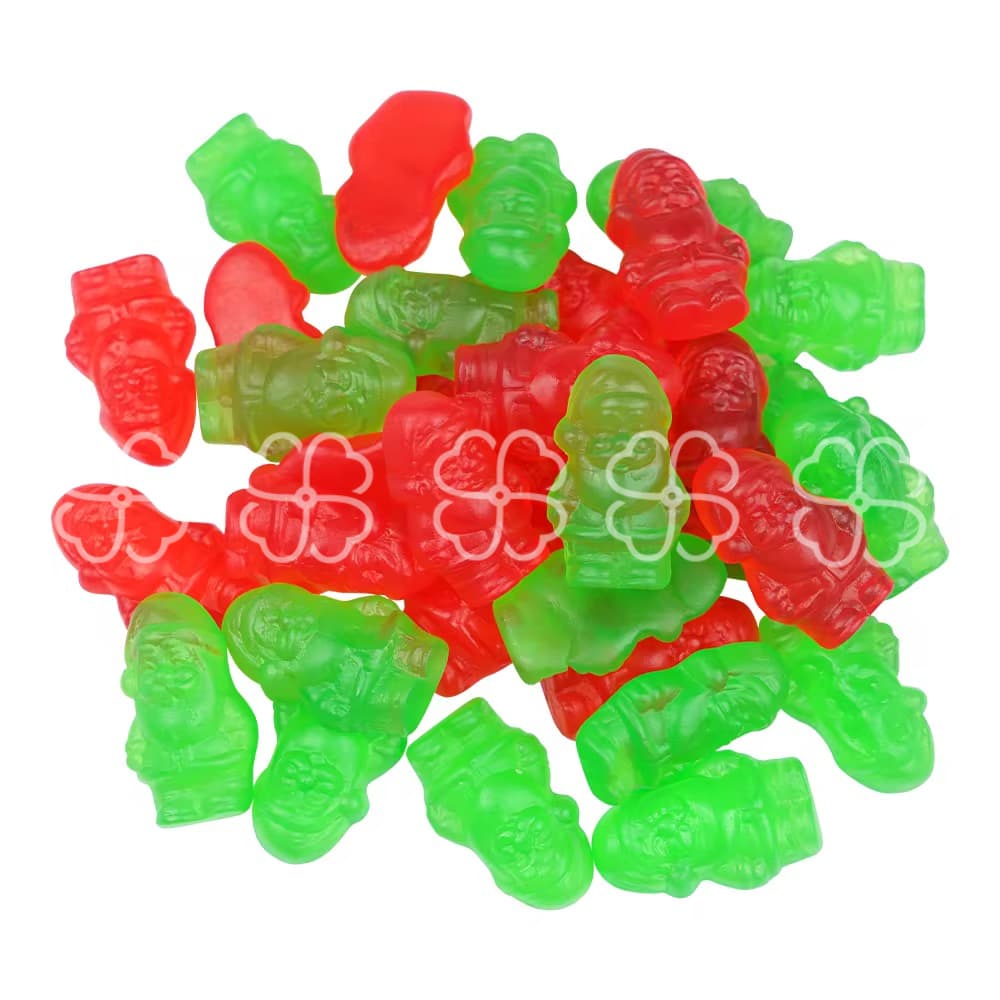 Santa Claus – Shaped Peppermint Gummies