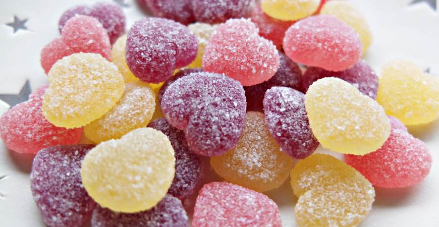 Small Love Heart Gummy Candy