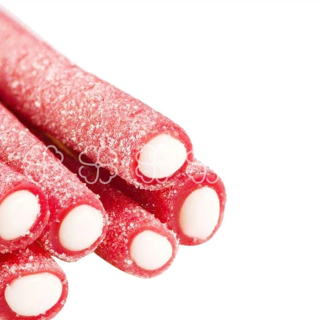 Sweet & Sour Strawberry Candy Straws